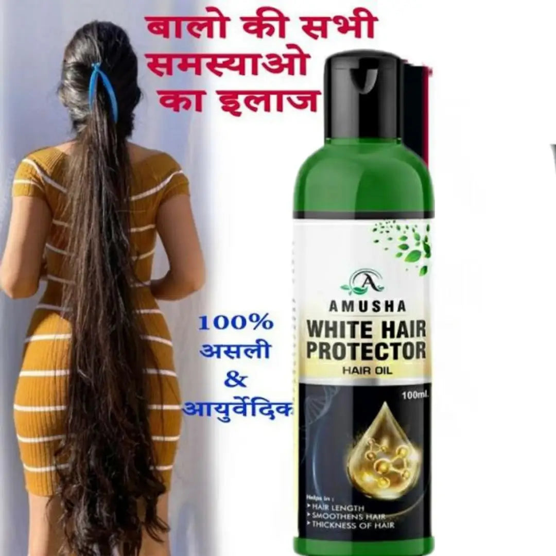 White Hair Protector Hair Oil - ❤️For Both Men & Women❤️🔥BUY 1 GET 1 FREE 🔥