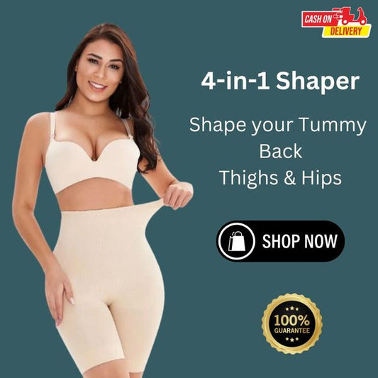 🔥Hot Sale🔥Imported Tummy Control Shapewear & Thigh Slimmer - Free Size