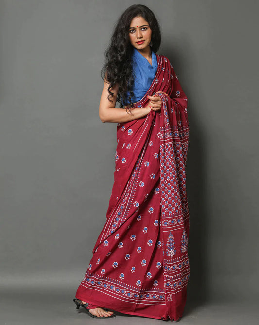 Kala Niketan Designer Latest Fashion Cotton Mulmul Saree