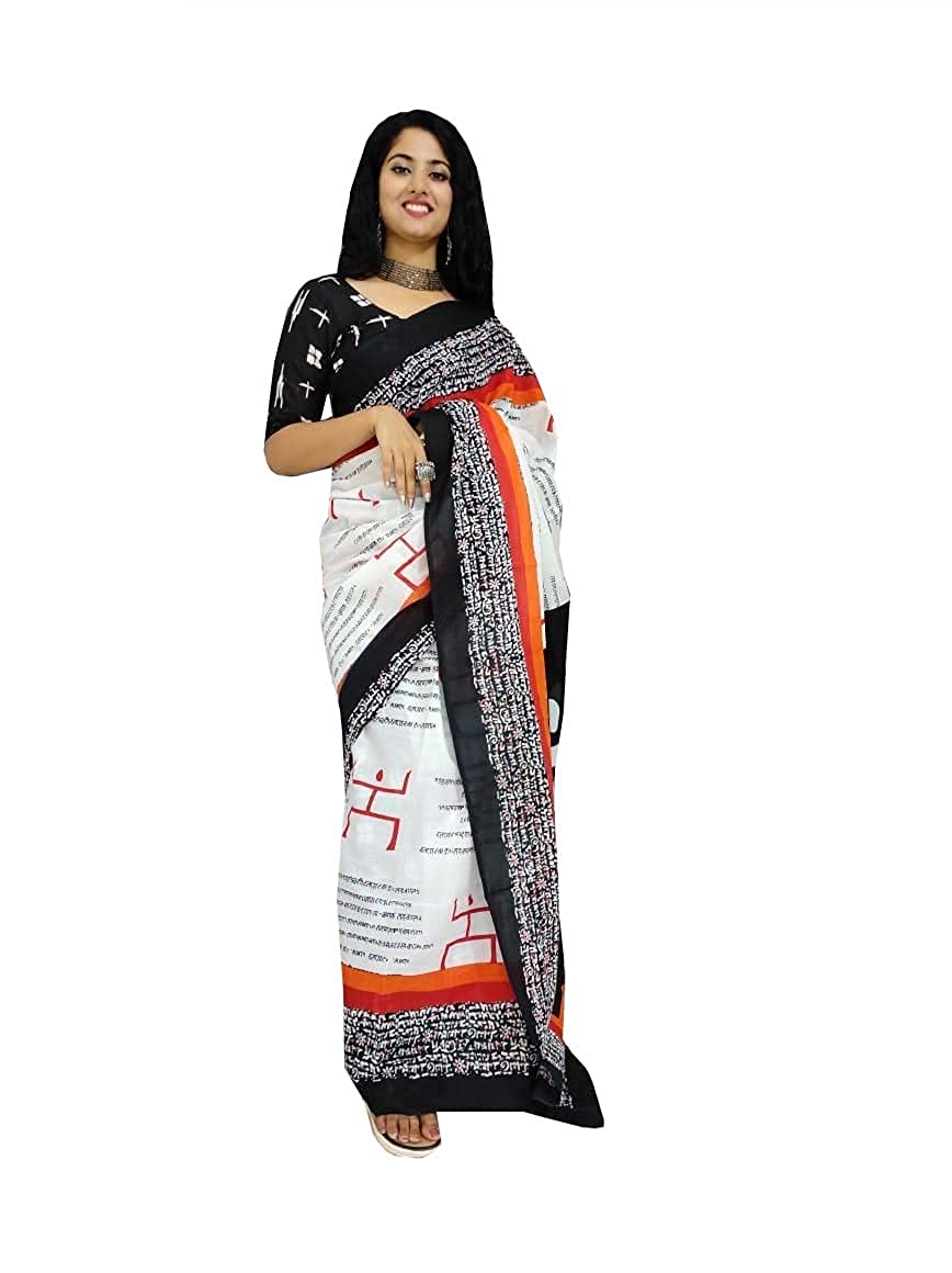 Kala Niketan Women Cotton Designer Latest Fashion Mulmul Saree