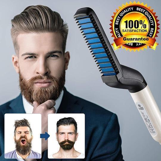 2 In 1 Hair & Beard Style Modeling Comb